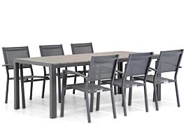 Lifestyle Amarilla/Young 217 cm dining tuinset 7-delig