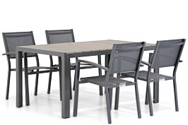 Lifestyle Amarilla/Young 155 cm dining tuinset 5-delig