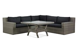 Garden Collections Amico/Napoli 123 cm dining loungeset 4-delig