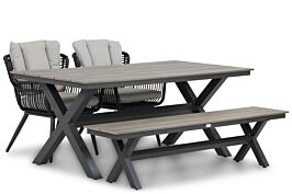 Coco Azzano/Forest 180 cm dining tuinset 4-delig