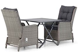 Garden Collections Kingston/Nicola 80 cm dining tuinset 3-delig
