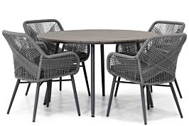 Lifestyle Advance/Matale 125 cm rond dining tuinset 5-delig
