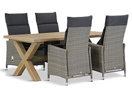 Garden Collections Madera/Oregon 200 cm dining tuinset 5-delig 