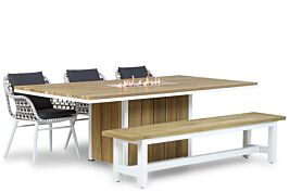 Lifestyle Dolphin/Los Angeles/Seaside 220 cm dining tuinset 5-delig