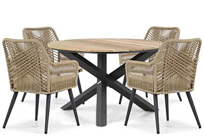Coco Vedra/Fabriano 125 cm dining tuinset 5-delig