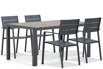 Lifestyle Sella/Young 155 cm dining tuinset 5-delig