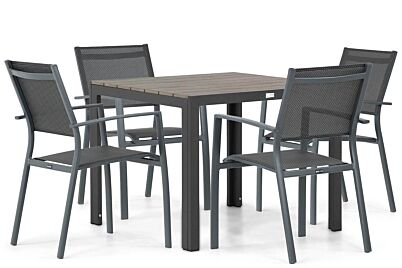 Lifestyle Sella/Young 92 cm dining tuinset 5-delig