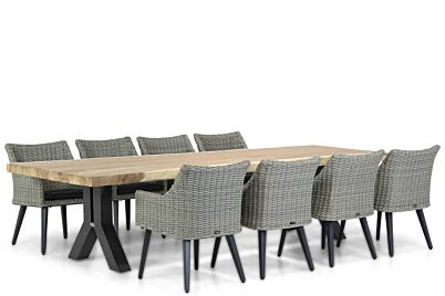 Garden Collections Milton/Woodside 300 cm dining tuinset 9-delig