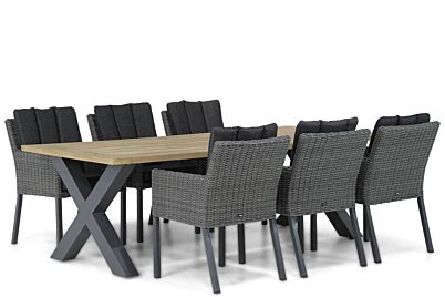 Garden Collections Oxbow/Cardiff 240 cm dining tuinset 7-delig