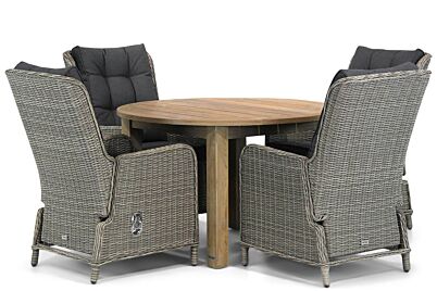 Garden Collections Kingston/Brighton 120 cm rond dining tuinset 5-delig