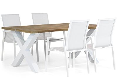 Lifestyle Ultimate/Cardiff 180 cm dining tuinset 5-delig