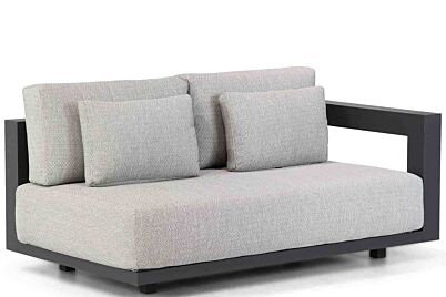 Metropolitan 2.5 seater bench left arm with 5 cushions 