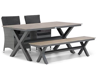 Garden Collections Orlando/Forest 180 cm dining tuinset 4-delig