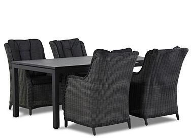 Garden Collections Buckingham/Concept 180 cm dining tuinset 5-delig