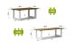 Lifestyle Parma/Talai 180 cm dining tuinset 5-delig