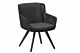 Flores dining chair Alu legs Anthracite with 2 cushions
