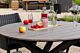 Garden Collections Denver/Ancona 125 cm rond dining tuinset 5-delig