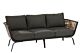 4 Seasons Outdoor Antibes 3 seater bench 2 arms with cushion and 4 pillows