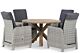 Garden Collections Bello/Sand City rond 120 cm dining tuinset 5-delig