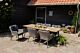 Garden Collections Boston/Matale 125 cm rond dining tuinset 5-delig