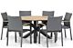 Lifestyle Brandon/Fabriano 150 cm rond dining tuinset 7-delig