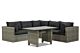 Garden Collections Comodo/Lusso 130 cm dining loungeset 6-delig