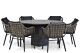 Lifestyle Dolphin/Graniet rond 140 cm dining tuinset 7-delig