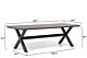 Lifestyle Delgada/Forest 240 cm dining tuinset 5-delig