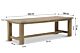 Garden Collections Windsor/Fourmile 260 cm dining tuinset 7-delig