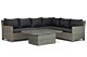 Garden Collections Lusso/Hamilton dining loungeset 5-delig
