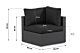 Garden Collections Houston chaise longue loungeset 4-delig