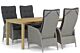Garden Collections Lincoln/Weston 160 cm dining tuinset 5-delig