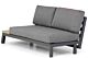 4 Season Outdoor Empire platform 2 seater right with 3 cushions