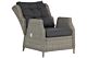 Garden Collections Chicago/Lusso 130 cm dining loungeset 4-delig