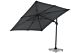 Santika Belize Deluxe parasol 300x300 antraciet frame/dark grey 