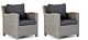 Garden Collections Valley stoel-bank loungeset 6-delig 
