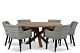 Garden Collections Milton/Sand City rond 160 cm dining tuinset 7-delig