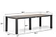 Garden Collections Denver/Valley 240 cm dining tuinset 7-delig