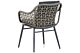 Lifestyle Dolphin dining tuinstoel mixed black/taupe