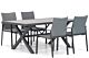 Lifestyle Rome/Crossley 185 cm dining tuinset 5-delig