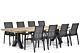 Lifestyle Ultimate/Woodside 300 cm dining tuinset 9-delig