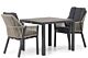 Lifestyle Verona/Young 92 cm dining tuinset 3-delig