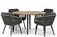Lifestyle Western/Montana 130 cm rond dining tuinset 5-delig