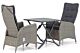 Garden Collections Lincoln/Nicola 70 cm dining tuinset 3-delig