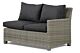 Garden Collections Lusso/Brighton 140 cm dining loungeset 7-delig