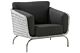 4 Seasons Outdoor Luton living chair with 4 cushions and cover