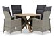 Garden Collection Madera/Sand City rond 120 cm dining tuinset 5-delig