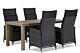 Garden Collections Madera/Bristol 180 cm dining tuinset 5-delig