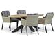 Garden Collections Oxbow/Brookline 200 cm dining tuinset 5-delig