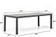 Garden Collections Kingston/Residence 220 cm dining tuinset 7-delig